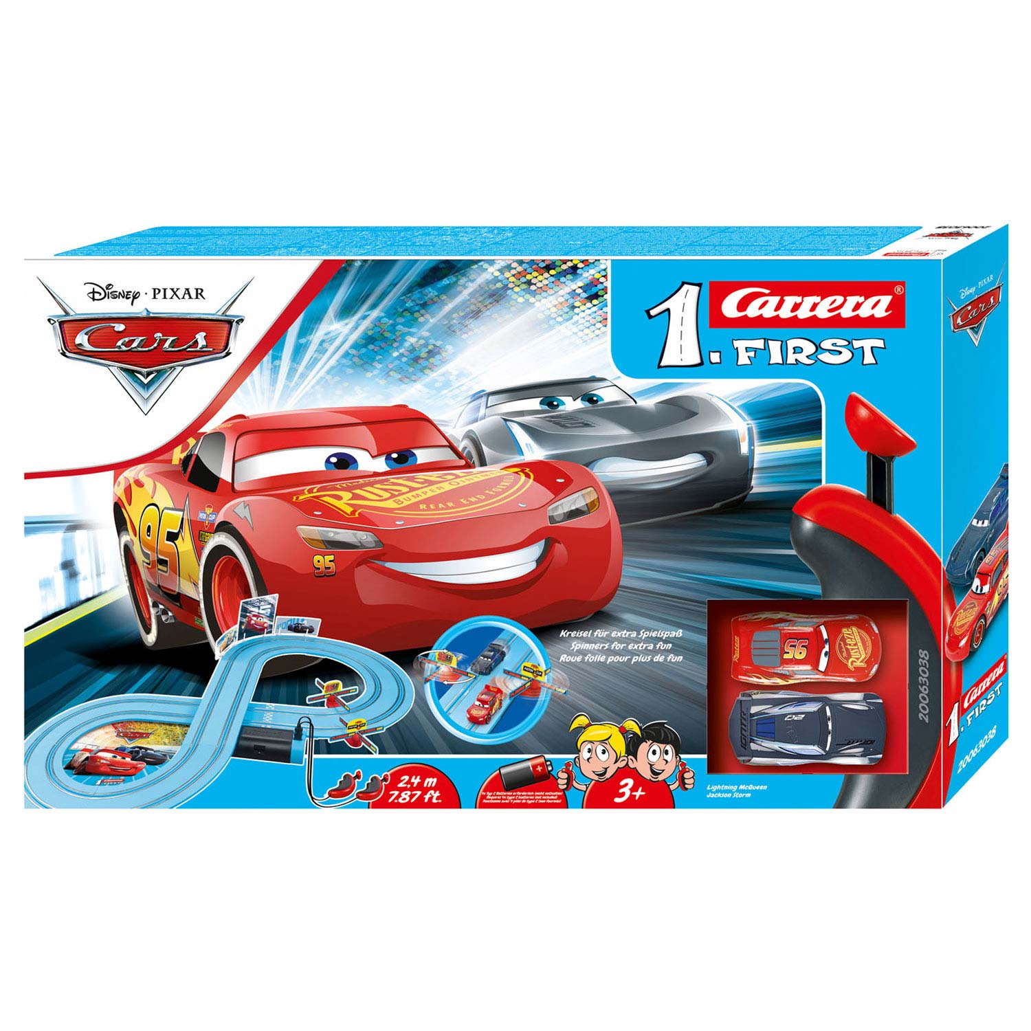 Carrera eerste racebaan - auto's krachtduel