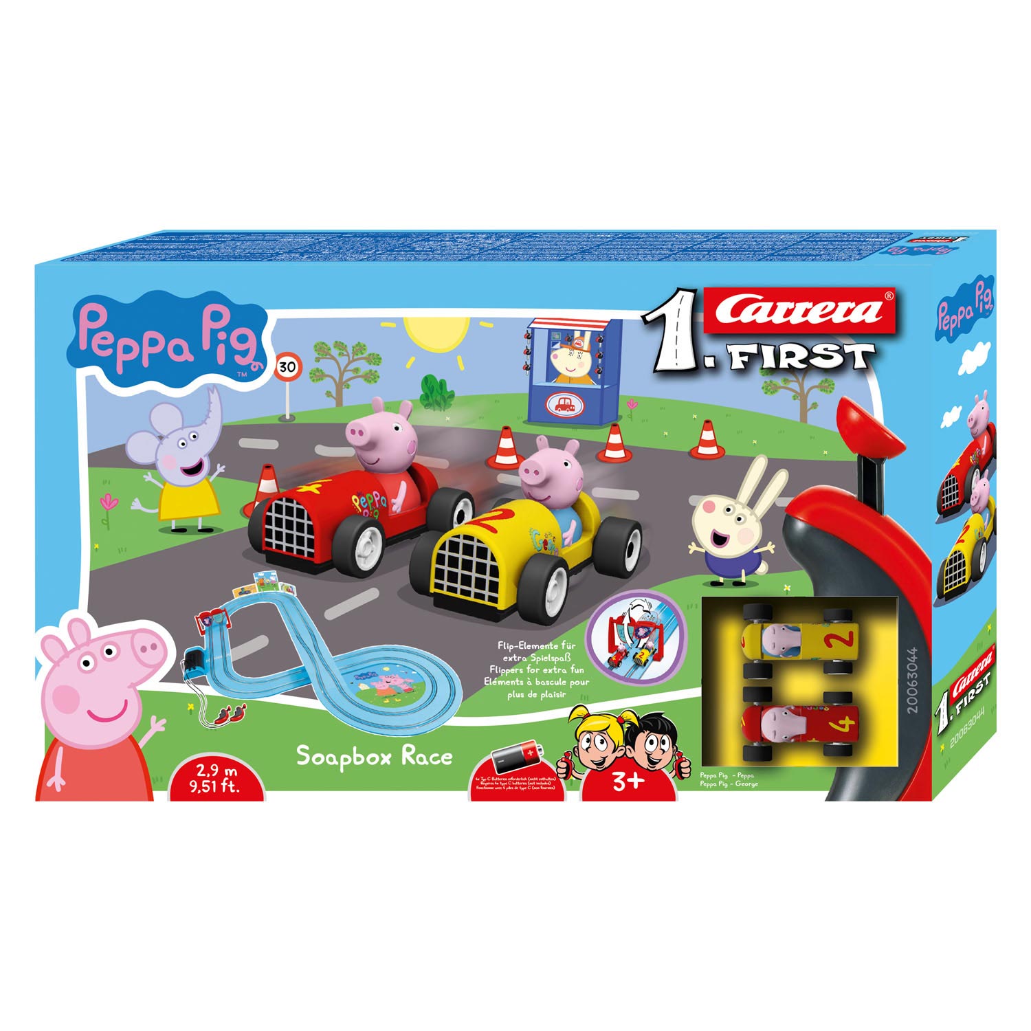 Carrera Eerste Racebaan - Peppa Pig Zeepkist Race