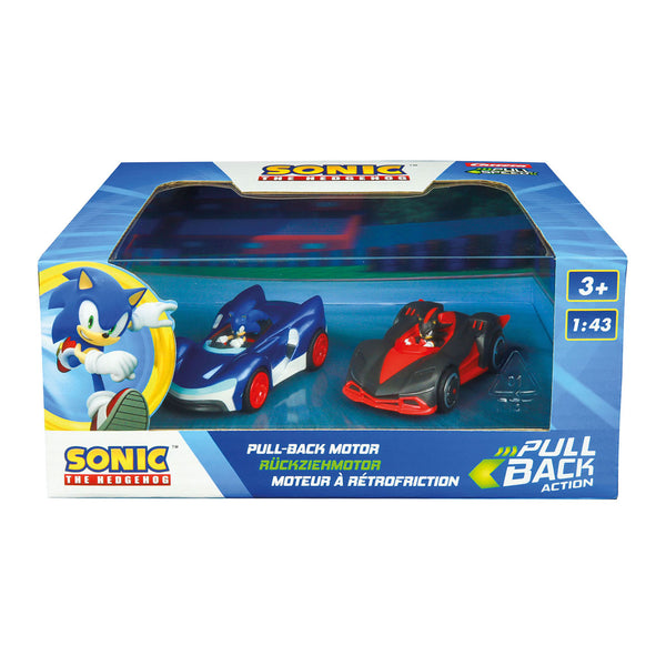 Carrera Pull Back Car Team Sonic Racing - Sonic vs. Shadow Twinpack