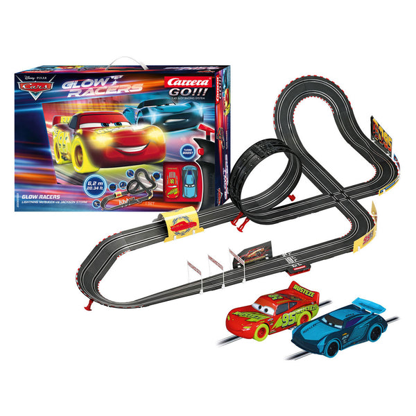 Carrera GO!!! Racetrack Disney Glow Racers