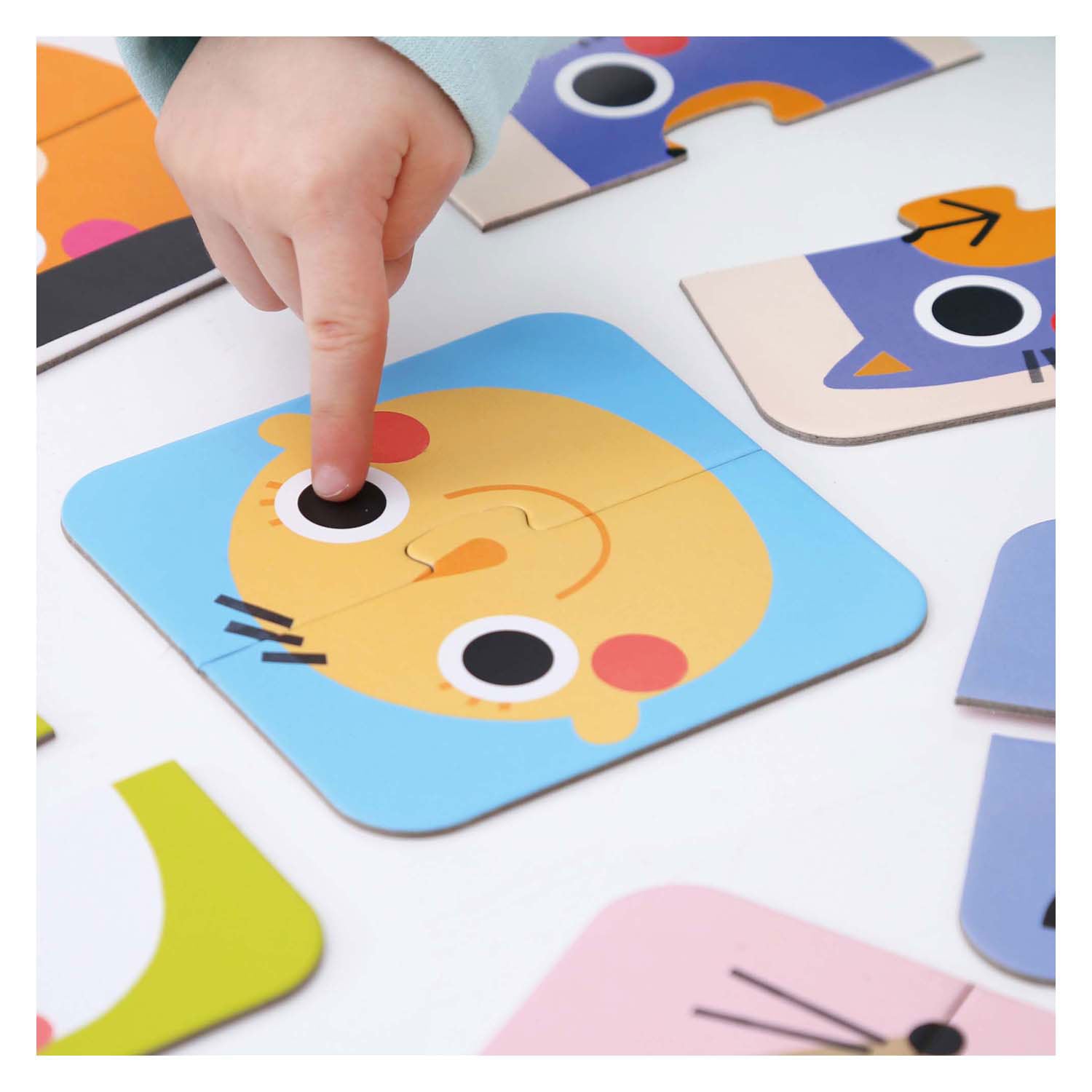 Banana panda on-the-go puzzel halve gezichten 15m+.