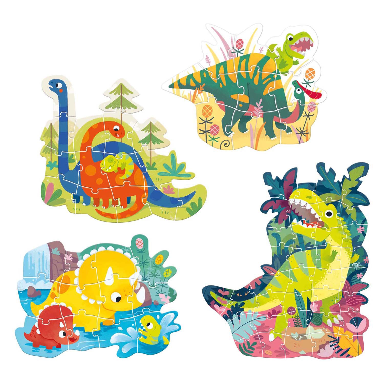Banana panda puzzel dinosaurus