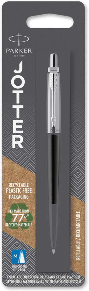 Parker jotter balpennen | victoria violet | medium punt blauwe inkt