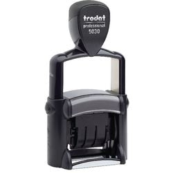 Stempel professional line trodat 5430 d staal plastic 25x4mm 4 mm tekens