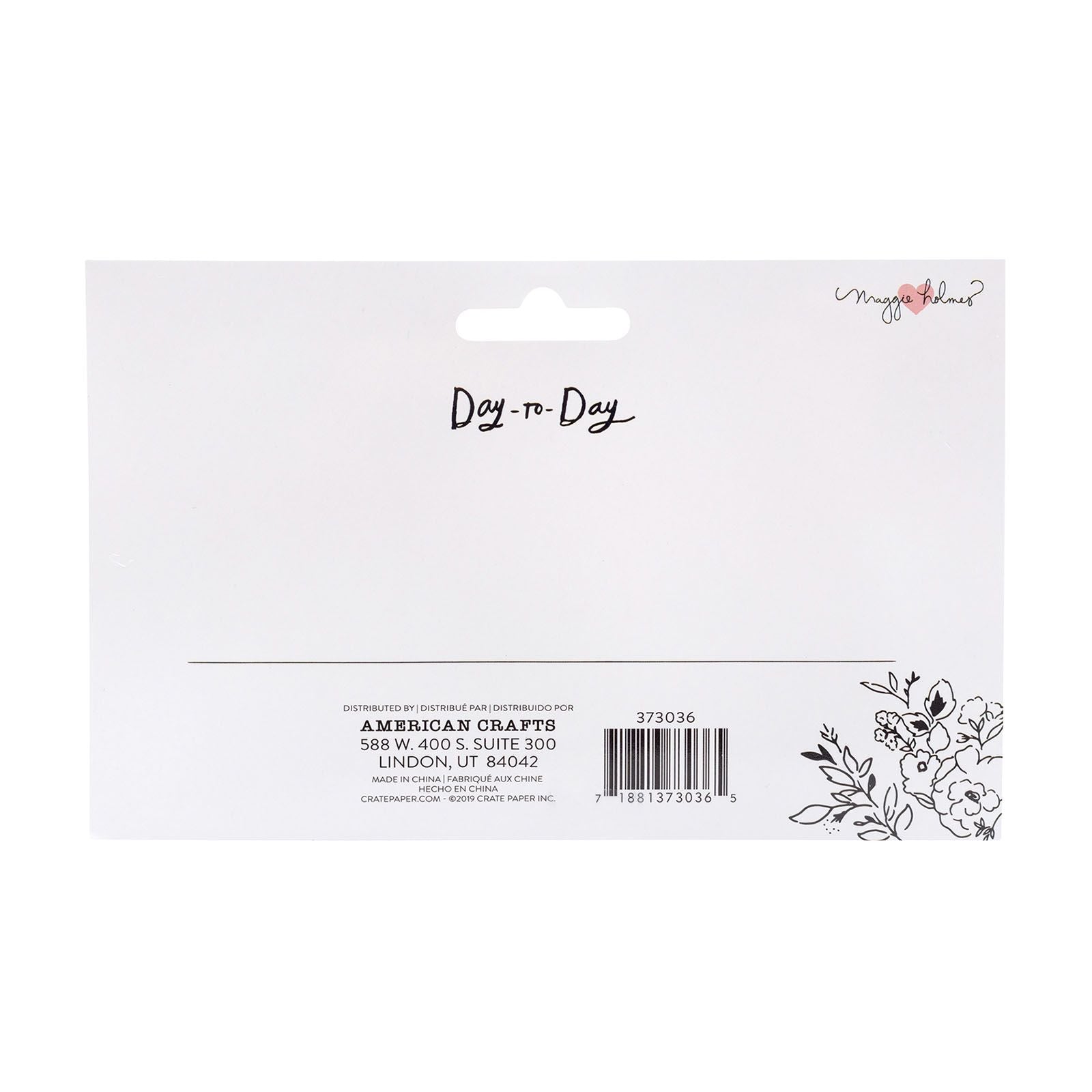 Crate paper • day-to-day disc planner stencil alphabet