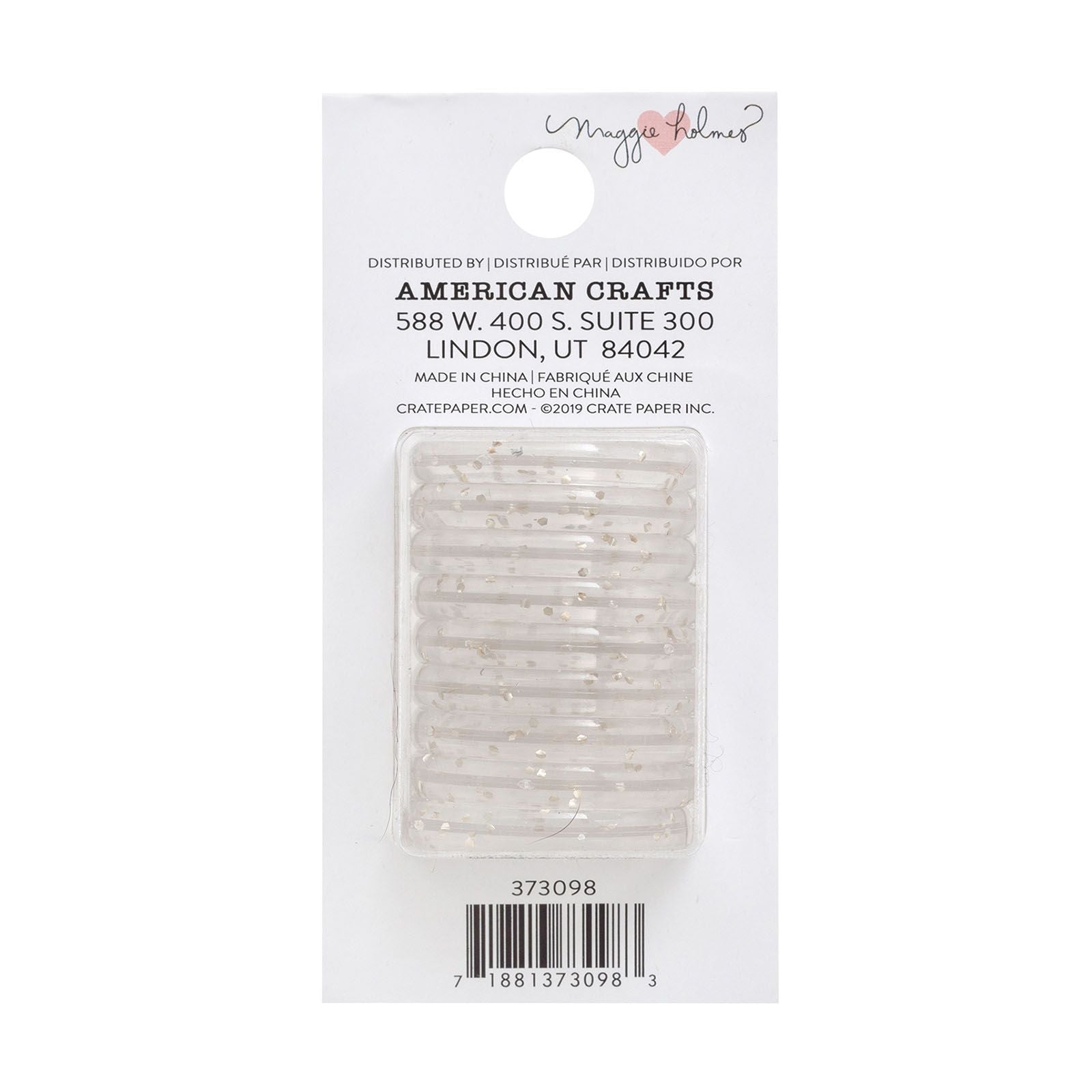Crate paper • day-to-day planner discs small gold glitter
