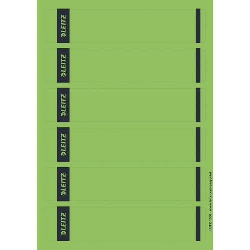 Ordnerrugetiketten leitz groen 150 stuks papier
