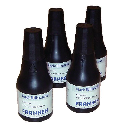Navul inkt fles franken 25ml zwart