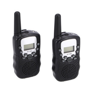 Science walkie talkie twinset zwart 3 km