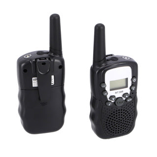 Science walkie talkie twinset zwart 3 km