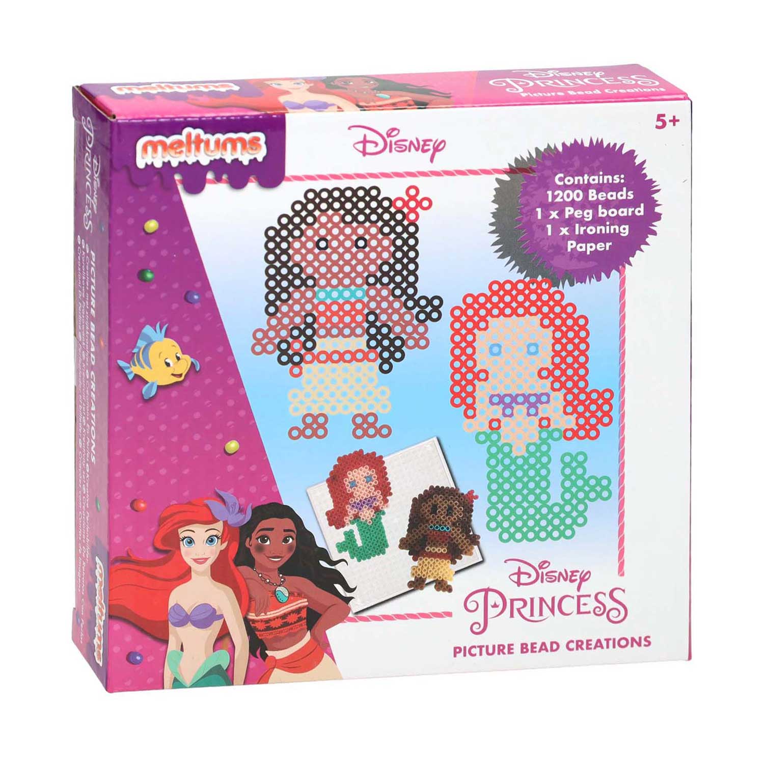 Disney Prinses Meltums Strijkkralenset, 1200dlg,