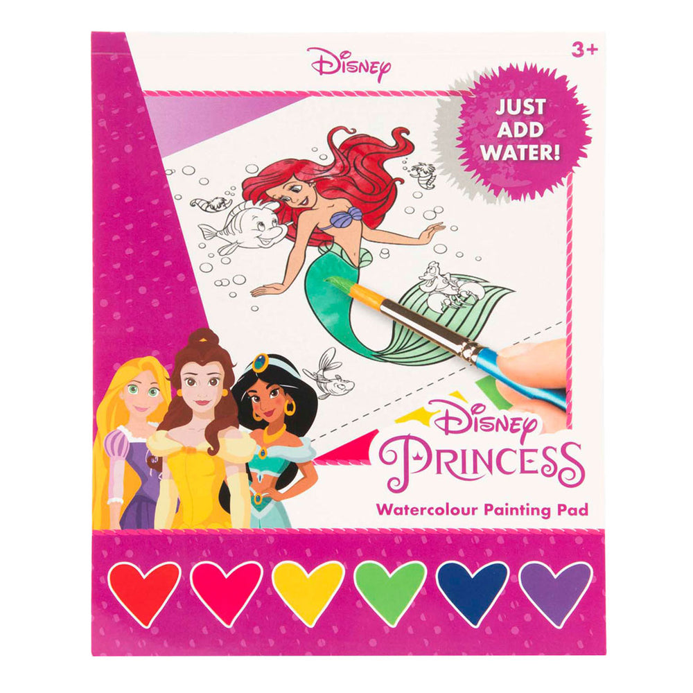 Sambro disney princess kleuren met water kleurblok, 27dlg.