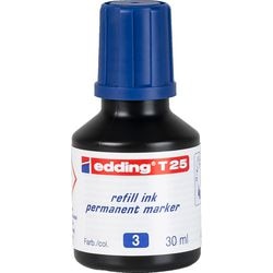 Navulinkt edding t25 blauw 30ml