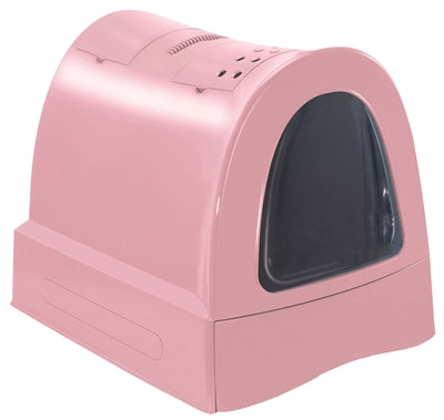 Imac Zuma Cat Litter Tray with Drawer Pink