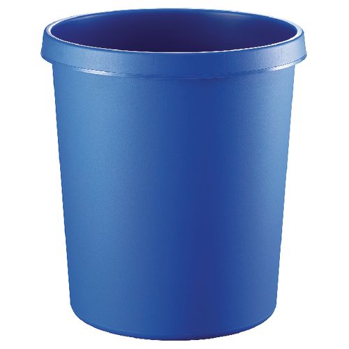 Prullenbak helit 18 liter blauw