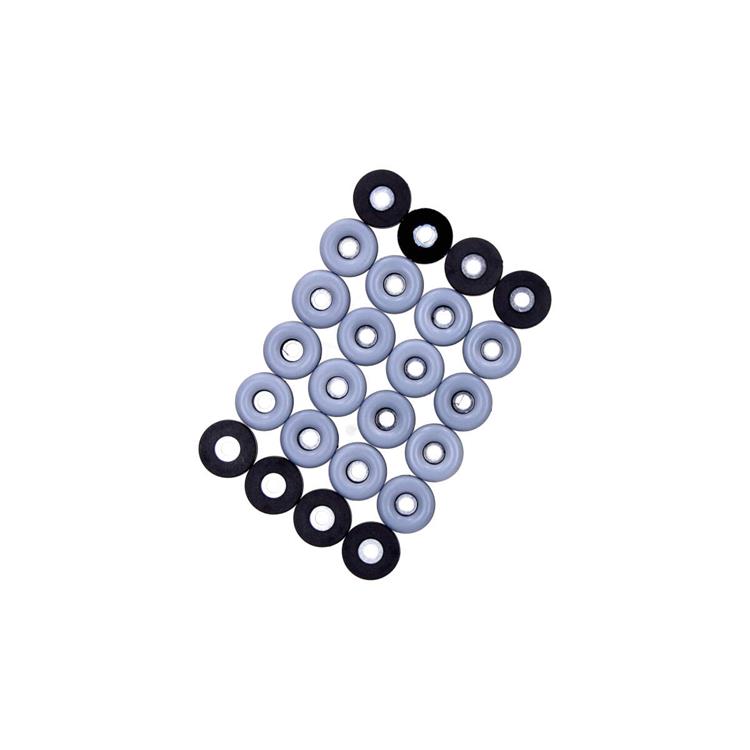 Mack 1069041 - stoeldop rubber grijs ø 23 mm 24 st pcs | 6 stuks