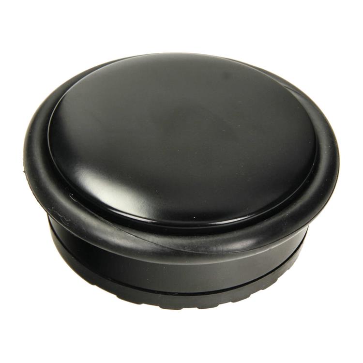 Mack 1069043 - zware deurstop zwart 1,3 kg ø 95mm hoogte 35mm | 6 stuks