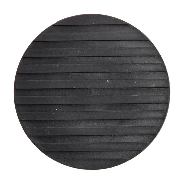 Mack 1069048 - zware deurstop zwart hoog 1,1 kg ø110mm 60mm | 6 stuks
