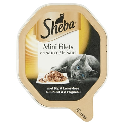 Sheba alu minifilets kip lam in saus