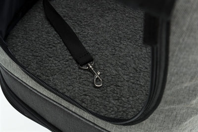 Trixie dog carrier Timon black grey