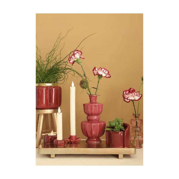 Ideas 4 seasons vaas bellagio kers ø11xh20cm