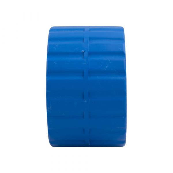 Boot-zijrol blauw 120x75, as 15 mm.
