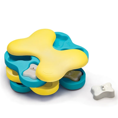 Nina ottosson hond tornado turquoise geel