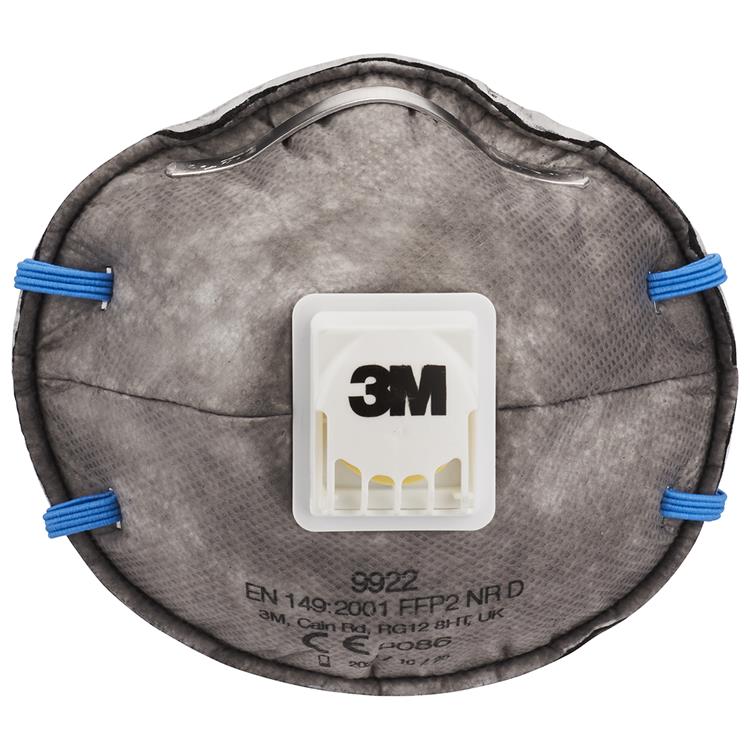 3m 1062057 - fijnstofmaker geuren ffp2 met uitademventiel | 2 stuks