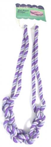 Palissander touwbrug voor ratten assorti