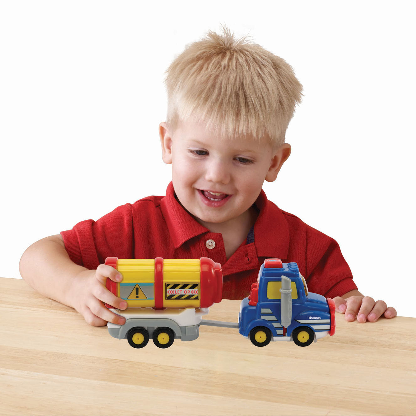 Thomas tankwagen van Vtech Toet Toet Auto