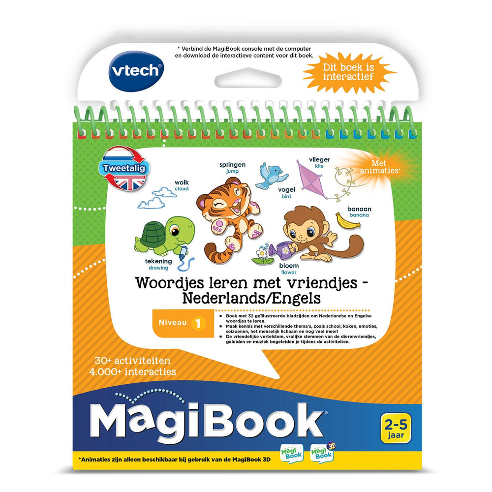 Vtech magibook - woordjes leren met vriendjes nl-en
