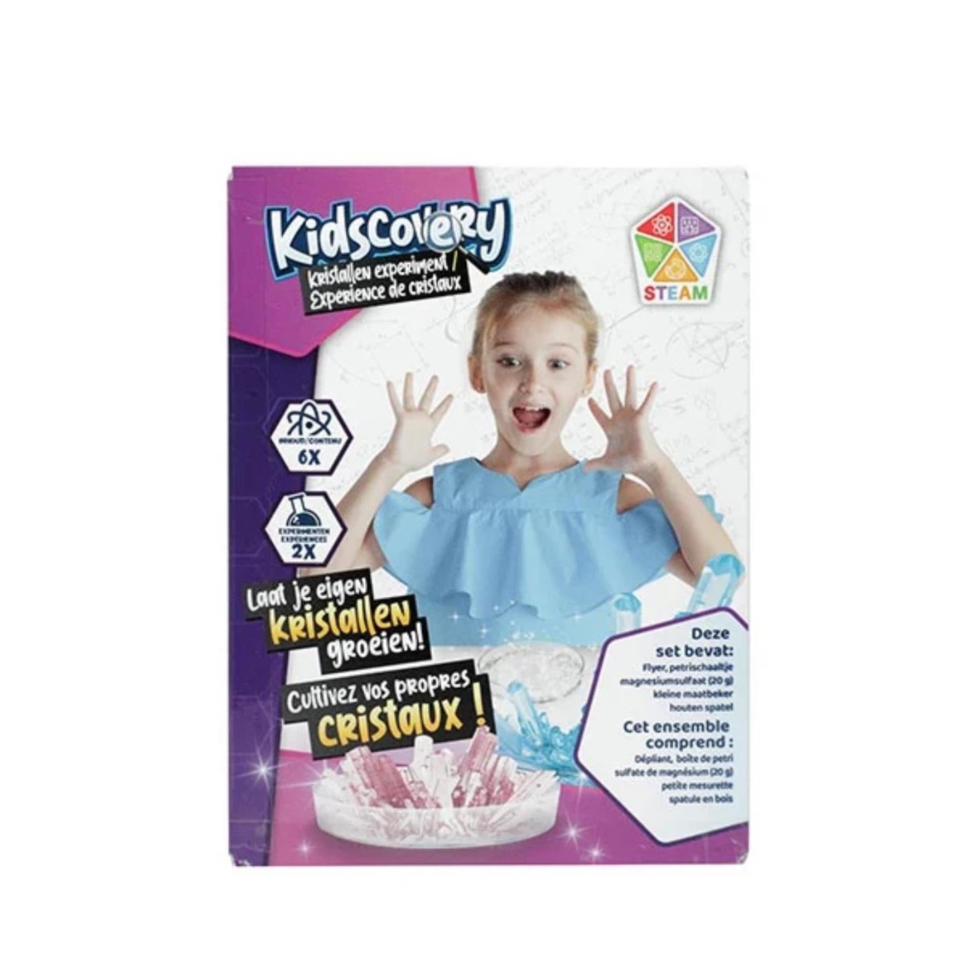 Kinderhoes experimentenset kristallen