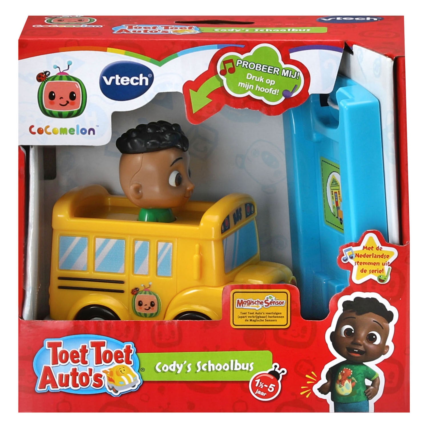 CoComelon Cody's schoolbus van Vtech Toet Toet Auto