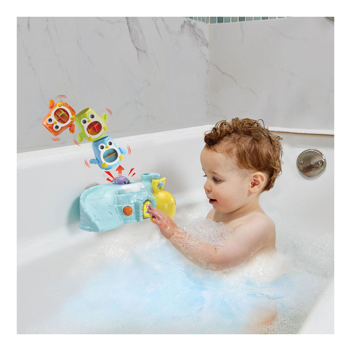 Vtech waterpret stapel plons pinguïns