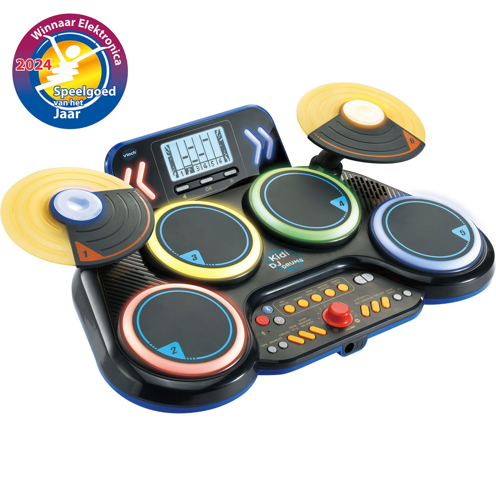 Vtech kidi dj drums - interactief speelgoed - stimuleert creativiteit - inclusief opname functie bluetooth - speelgoed vanaf 6 jaar