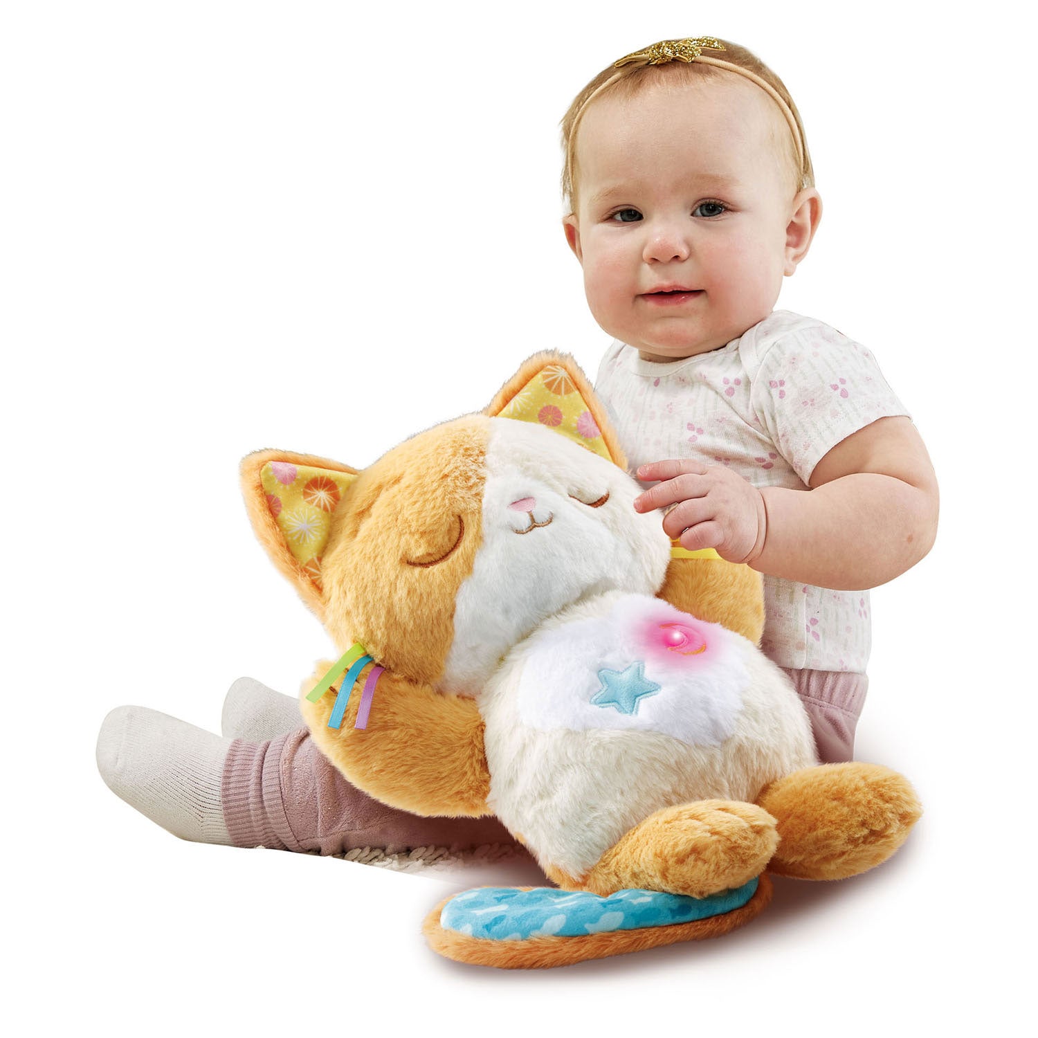 Vtech babyslaap knuffel zachtkat