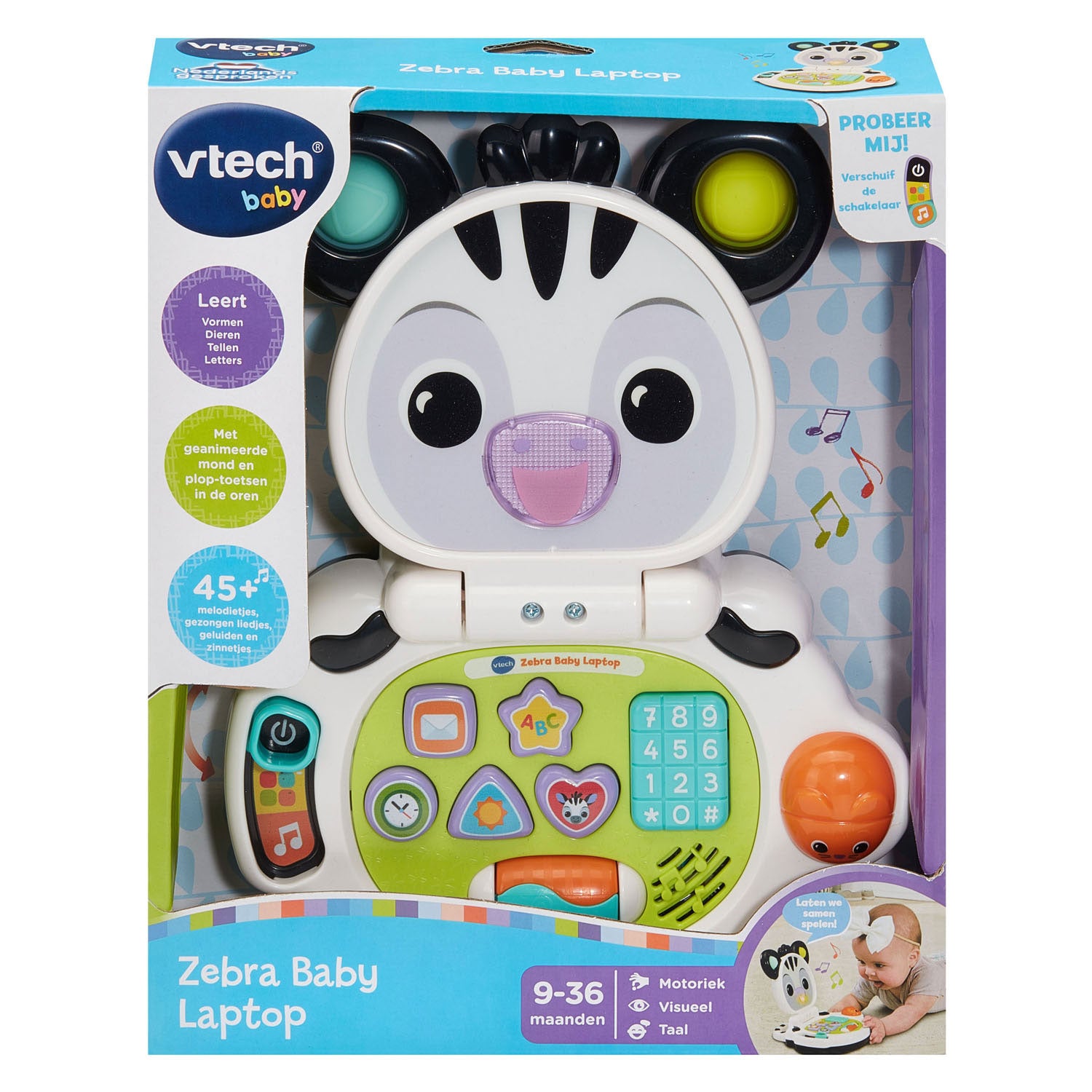 Vtech zebra baby laptop
