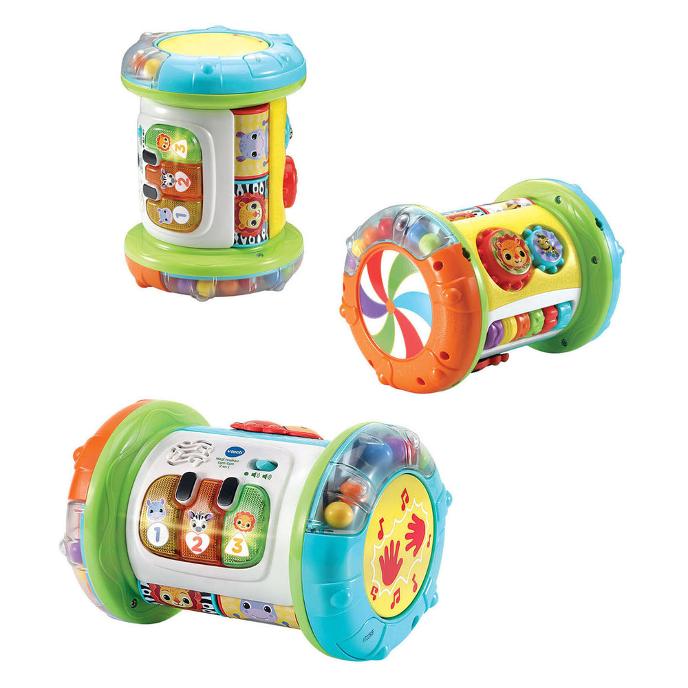 Vtech magische 3-in-1 tamtamrol babyspeelgoed