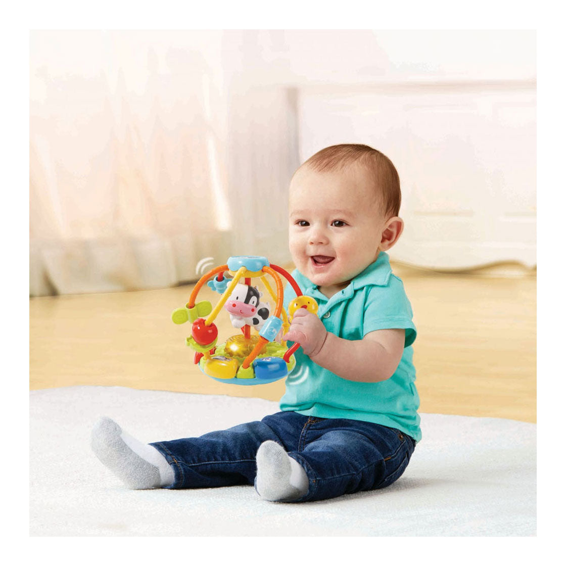 Vtech baby lichtgevende rammelbal vriendjes