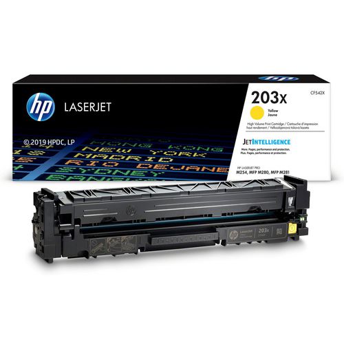 Tonercartridge hp cf542x nr. 203x geel