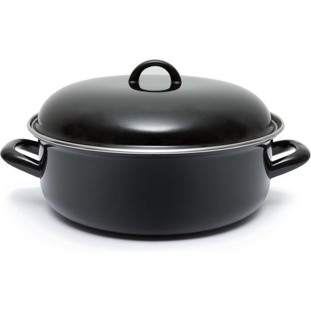 Overige merken casalupo emaille braadpan 22 cm zwart