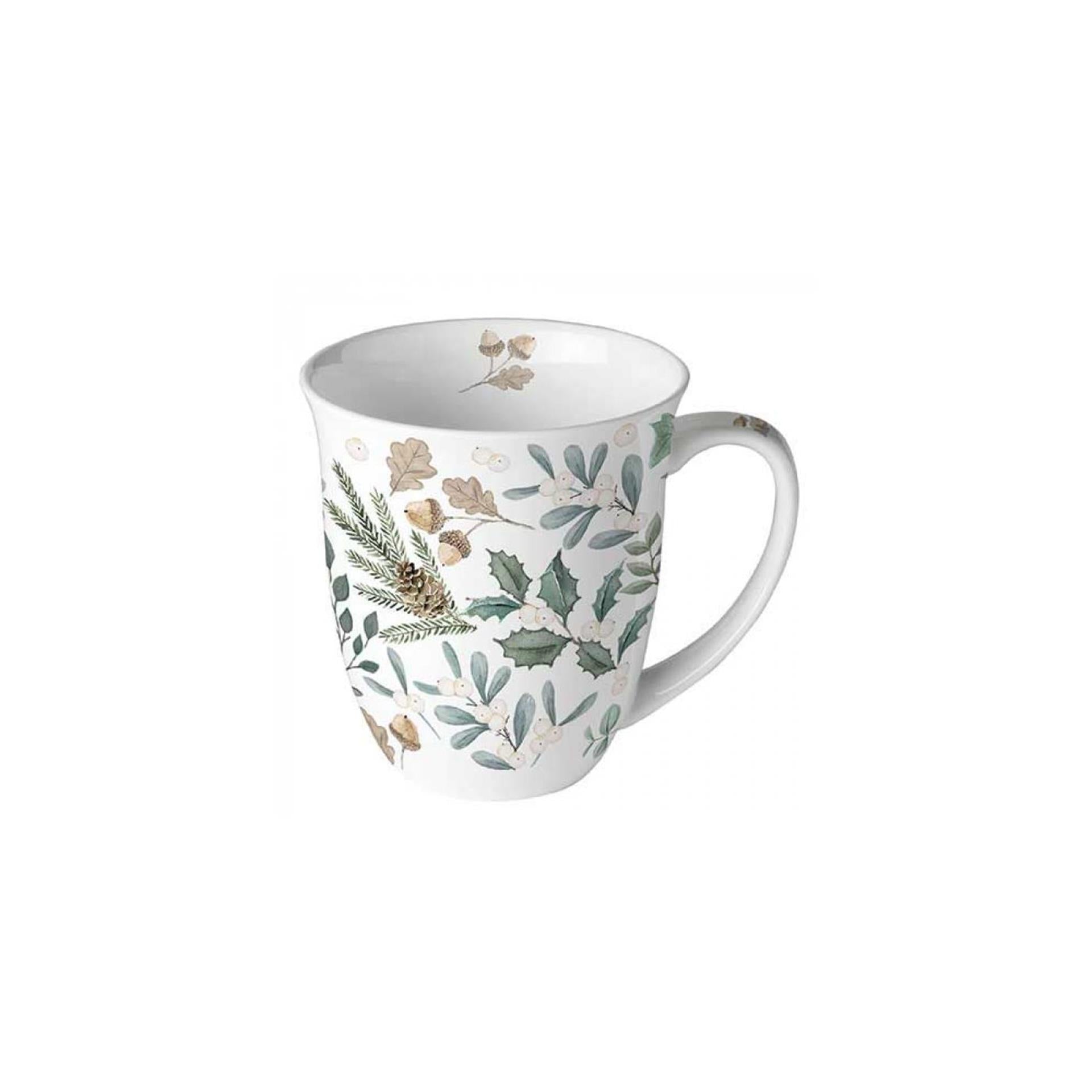 Ambiente mok 400ml leaves