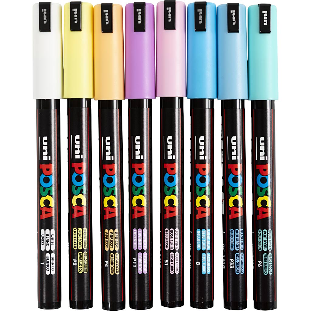Https: www.cchobby.nl posca-marker-afm-pc-1mr-lijndikte-0-7-mm-extra-fijn-diverse-kleuren-8-div-1-doos