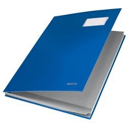 Handtekeningenboek leitz a4 blauw
