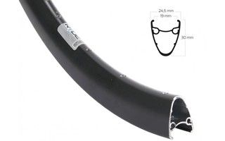 Rigida velg ryde 28 (622) nederlands-19 36 14 zwart (ongeslepen)