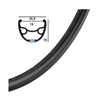 Rigida velg ryde 27,5 (584) rival-19 32 14 zwart (ongeslepen)