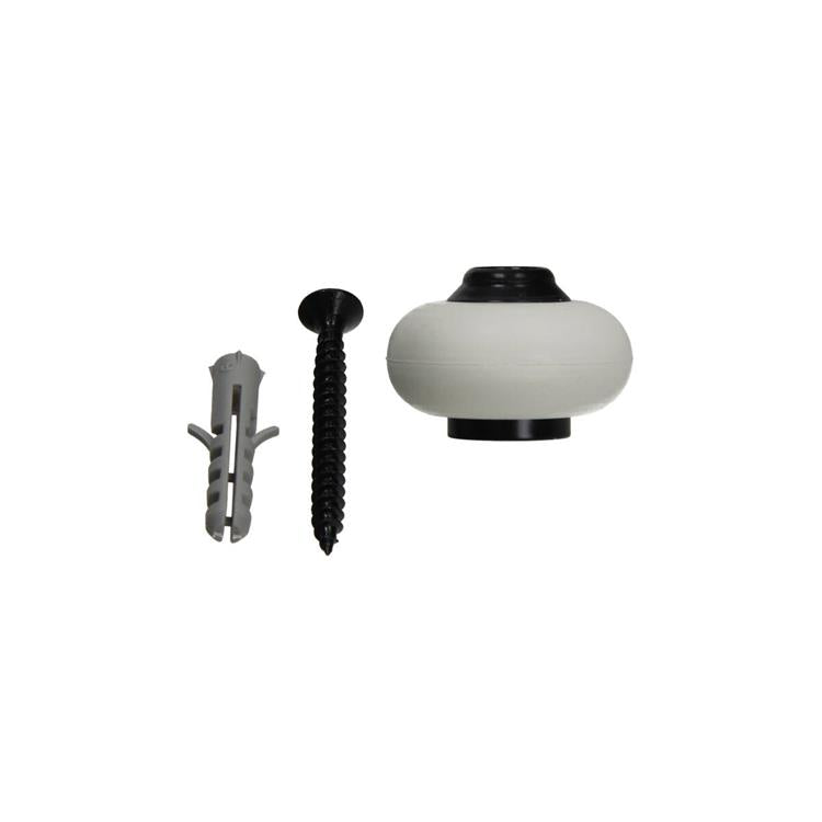 Mack 1069030 - deurstop met rubber zwart ø 30 mm 1 st pc | 6 stuks