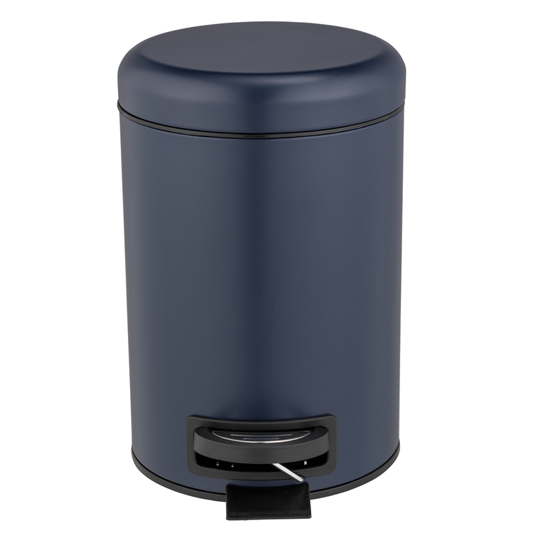 Wenko 1069575 - afvalemmer leman 3l donkerbl. | 1 stuks