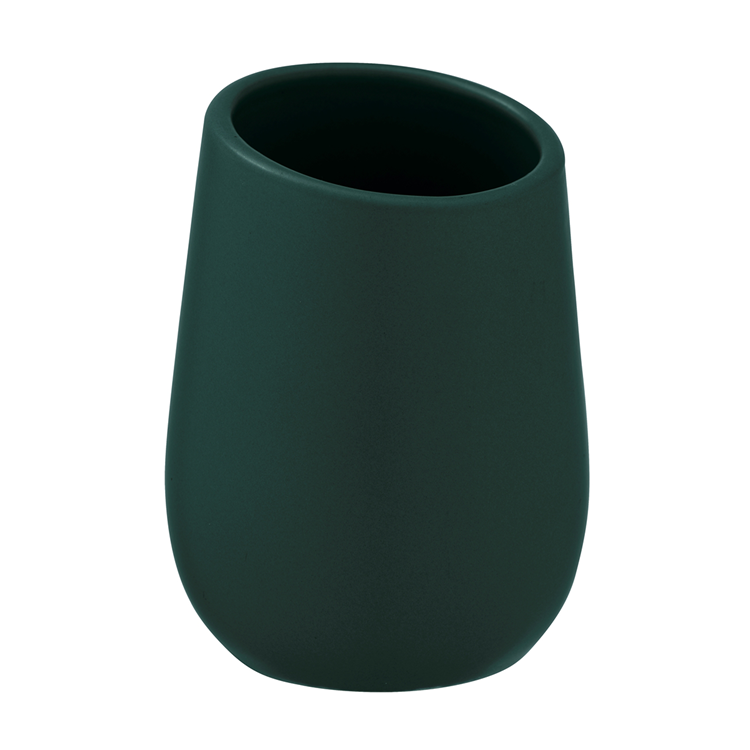 Wenko 1069566 - tandenb.b.badi keram.donkergr. | 1 stuks
