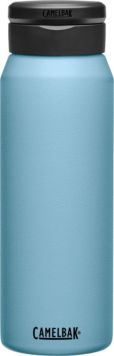 Camelbak fit cap vacuum insulated - rvs isolatie drinkfles - 1 l - blauw (dusk blue)